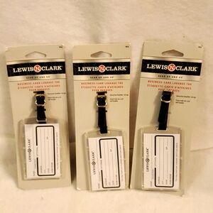 Lewis N Clark Business Card Luggage Tags (3)